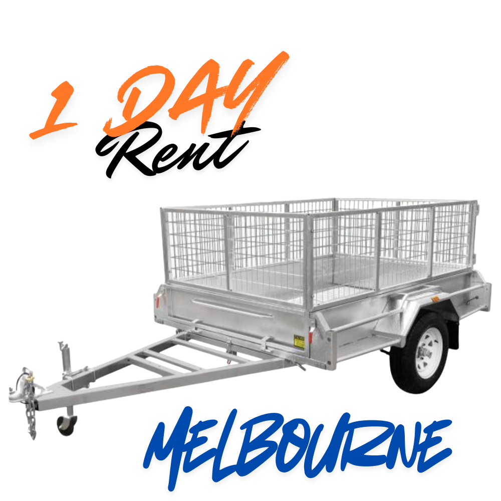 Two-Wheel Courtesy Trailer Hire _ 1 Day Pickup from Melbourne Warehouse