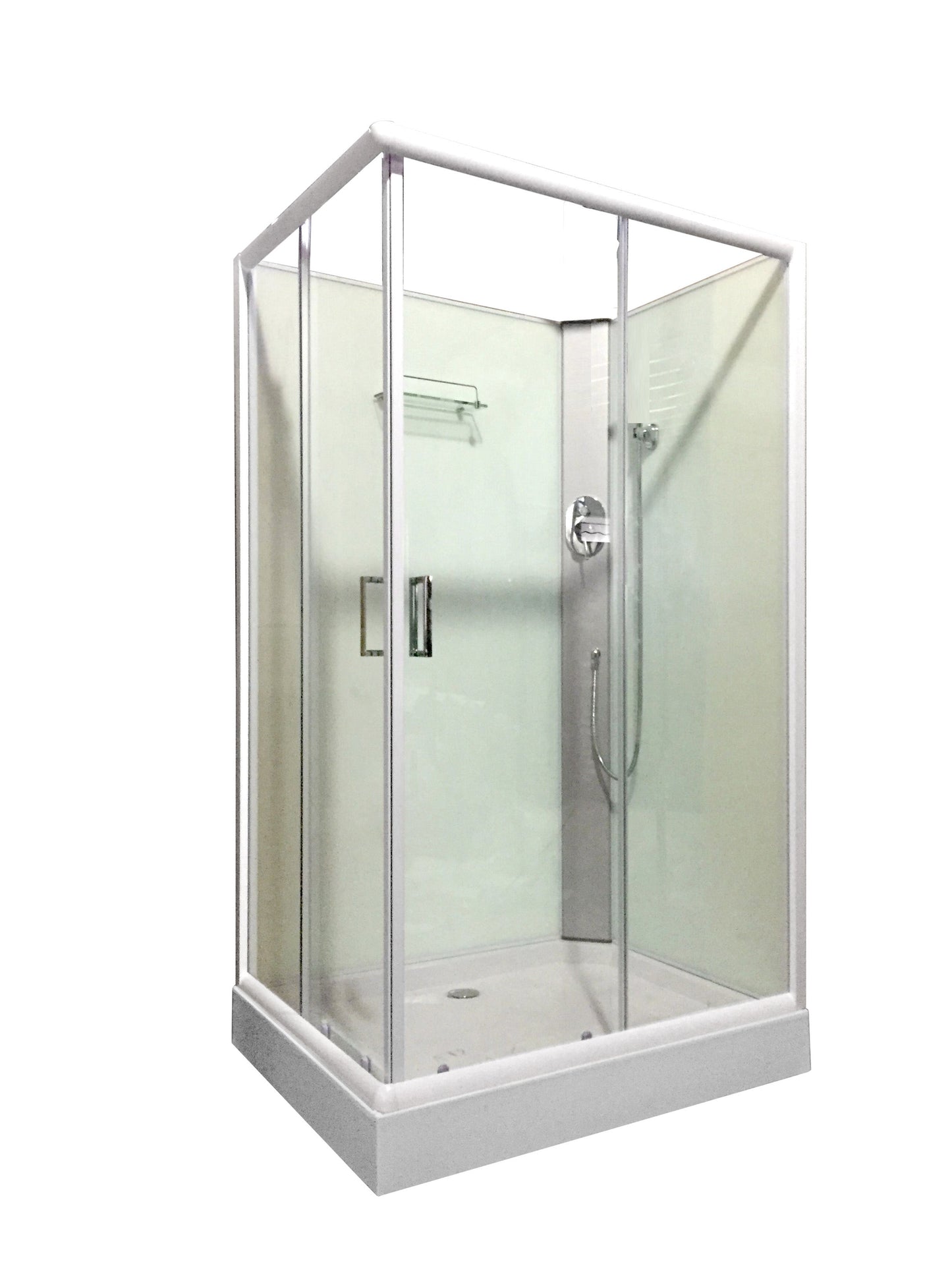 Shower Screen Cubicle Enclosure W/T Base Bathroom 1200x900x2300mm 8226F