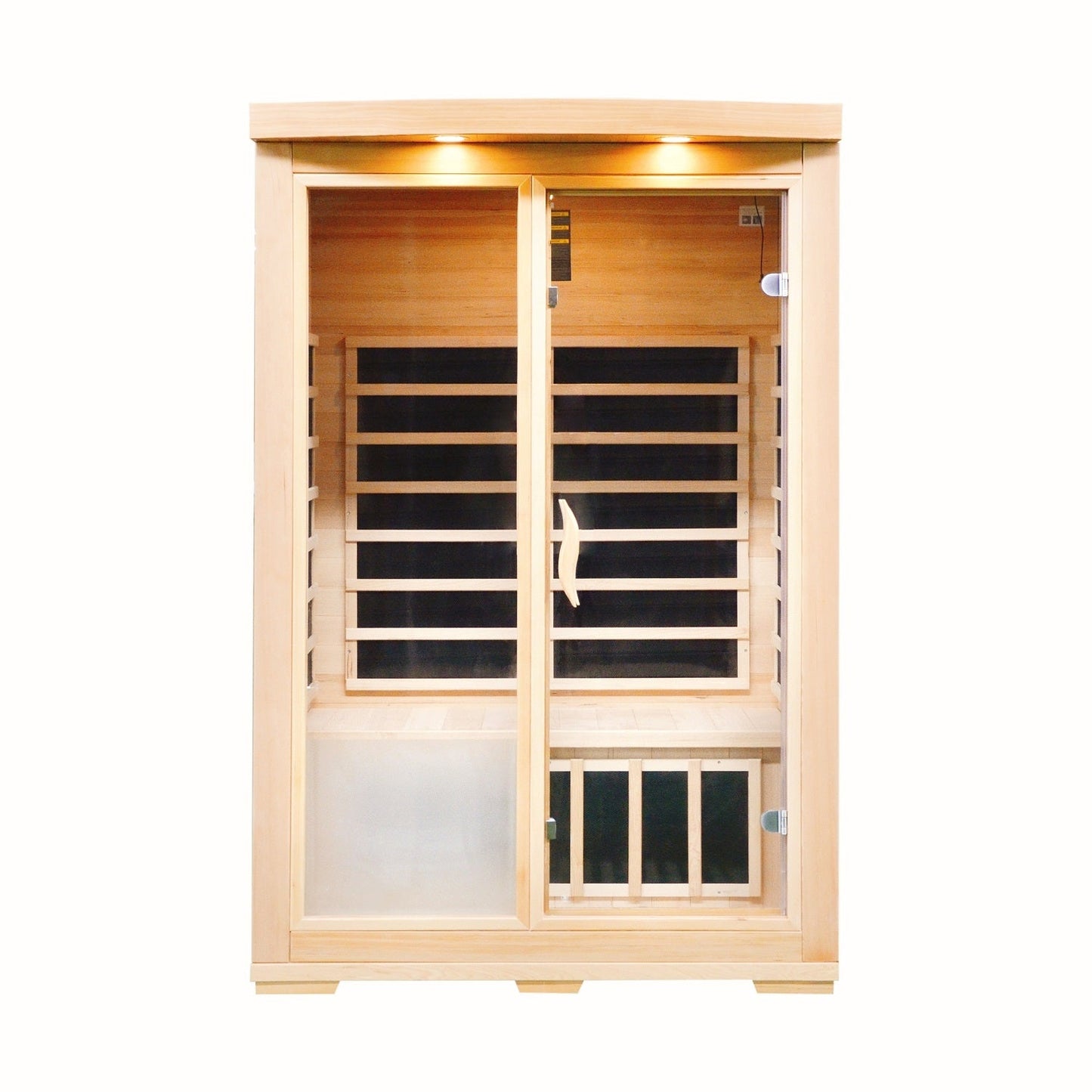 2-Person Luxury Far-Infrared Sauna 8 Carbon Heater 1890W H2F