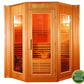 Greenland 5 Person Finnish Indoor Traditional Steam Sauna 8000w