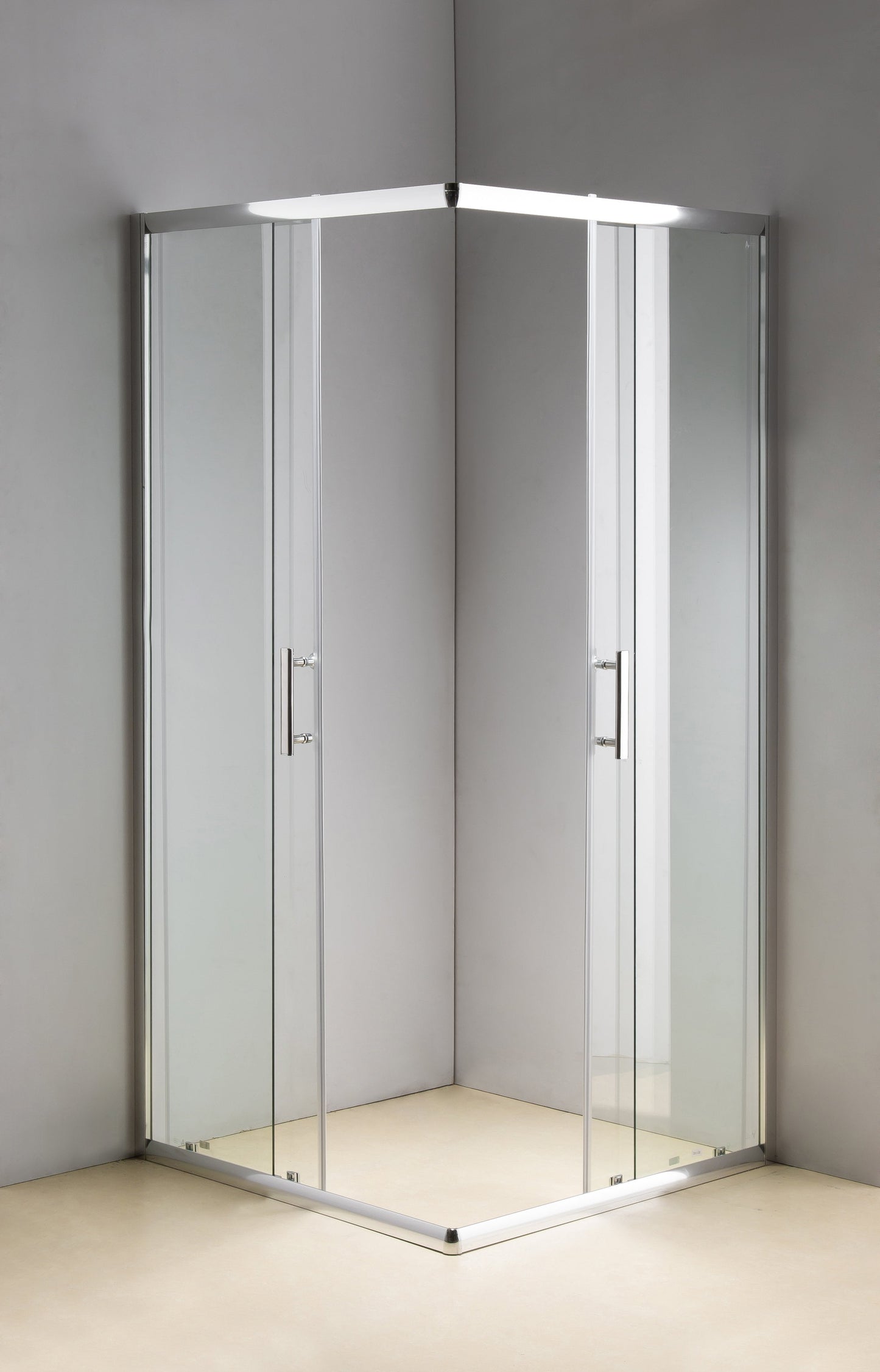 Shower Screen 900x800x1900mm Safety Glass Sliding Door #1806-9X8