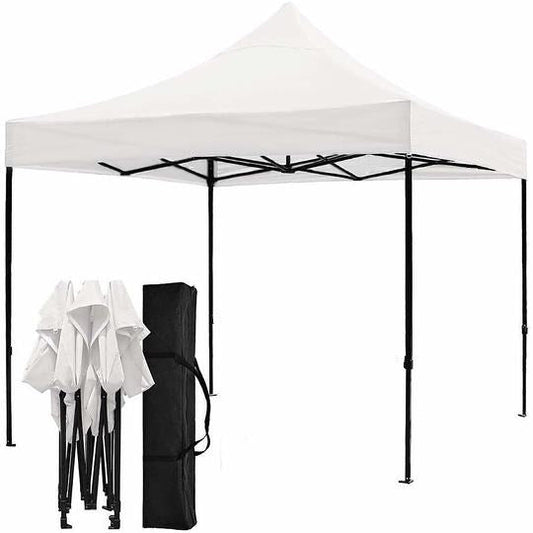 3X3M Folding Gazebo Outdoor Marquee Pop Up White