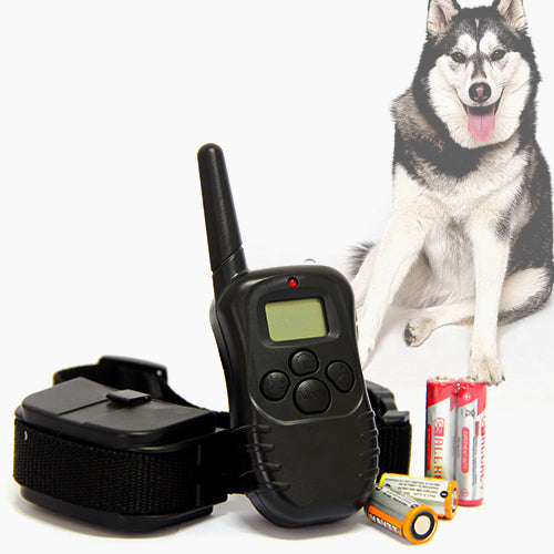 2 Dog REMOTE Anti Bark Collar STOP BARKING LCD Electric NEW