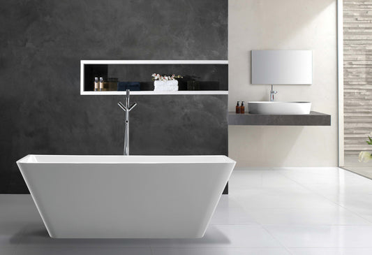 Bathroom Acrylic Free Standing Bath Tub 1700 x 750 x 600mm Freestanding (7102)
