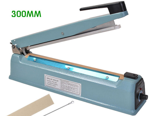 Iron Body Impulse Sealer 300mm Electric Plastic Bag Heat Sealing Machine