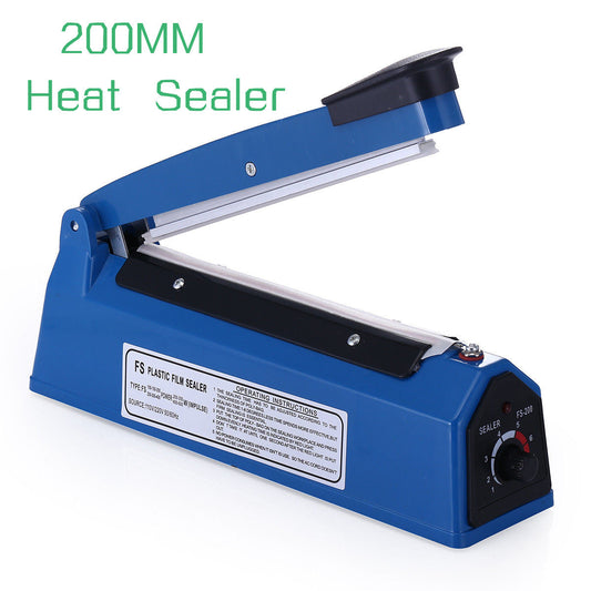 8" 200MM Heat Sealing Hand Impulse Sealer Machine